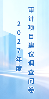 2027年度审计项目建议调查问卷